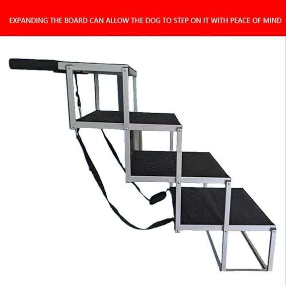 Dog Ramp for Car Extra Wide Dog Stairs for Large Dogs
