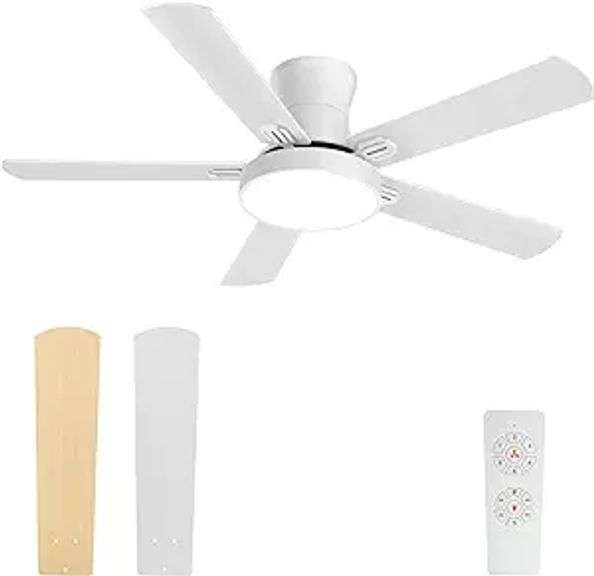 Smart Ceiling Fans with LED Lights Remote