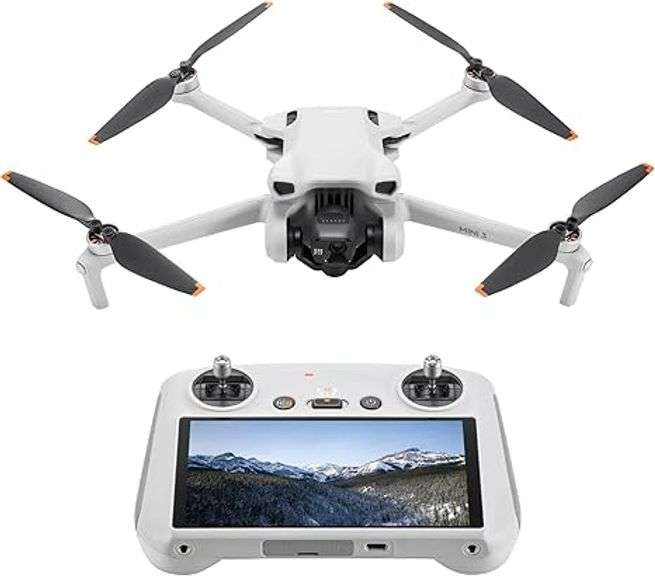 DJI Mini 3 (DJI RC) , Lightweight 3x Mechanical Gimbal Mini Camera Drone