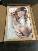 Set of 4 11x15 Frame Natural Woodgrain,Rustic 15x11 Picture Frame Beige, Art Pic Hanging Poster Fram