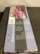 Adjustable Mesh Bed Rail in Pink, Two Height Levels, Breathable and Durable Fabric, Lightweight and 