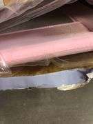Adjustable Mesh Bed Rail in Pink, Two Height Levels, Breathable and Durable Fabric, Lightweight and 