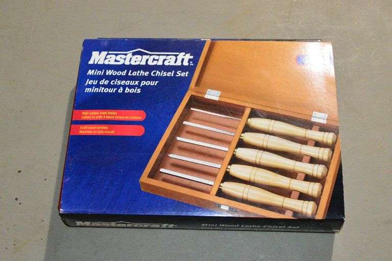 Mastercraft Mini Wood Lathe Chisel Set VanKlaveren Auctions Inc.