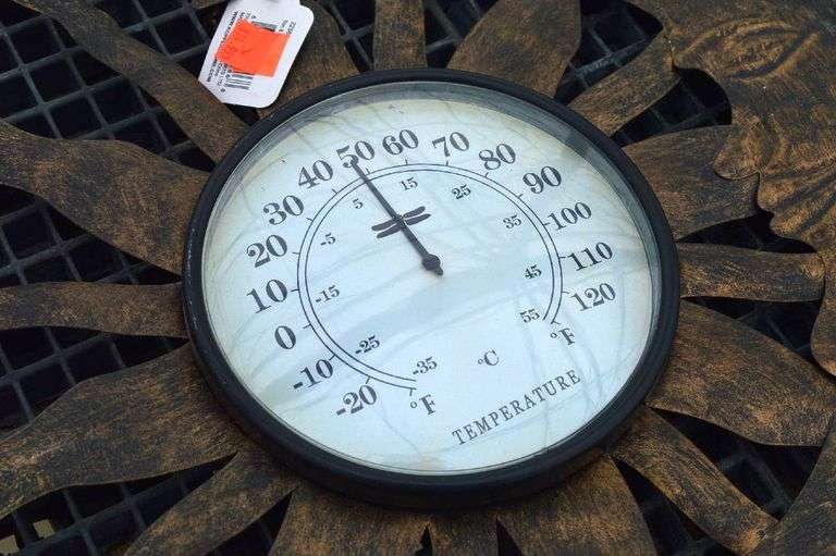 Metal Decorative Thermometer