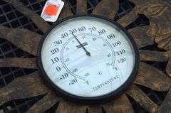 Metal Decorative Thermometer