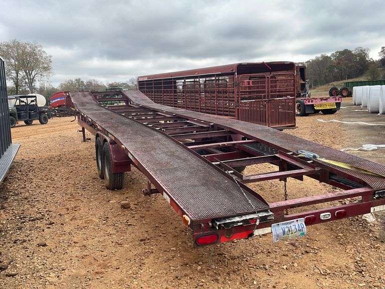 2000 42' T/A Car Hauler Wedge Trailer Witcher Farms