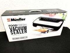 NEW - Mueller Food Fresh Vacuum Sealer w/ Accessories