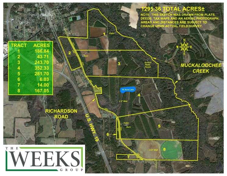 1,295+/ Acres Suekalla Plantation Lee County, GA The Weeks Group