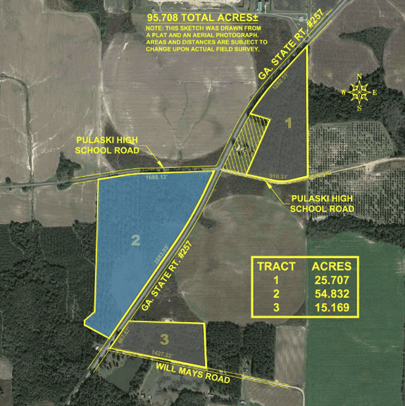 54.832+/- Acres
