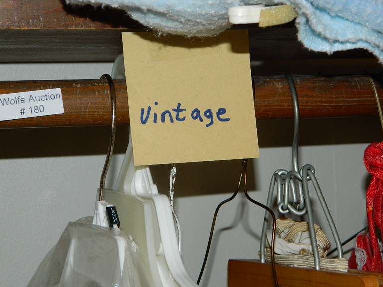 Vintage Clothes Lot Wolfe Auction & Realty, LLC