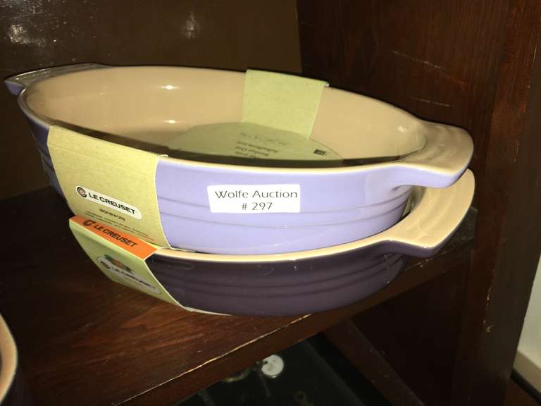 LeCreuset Oval Pans Wolfe Auction & Realty, LLC