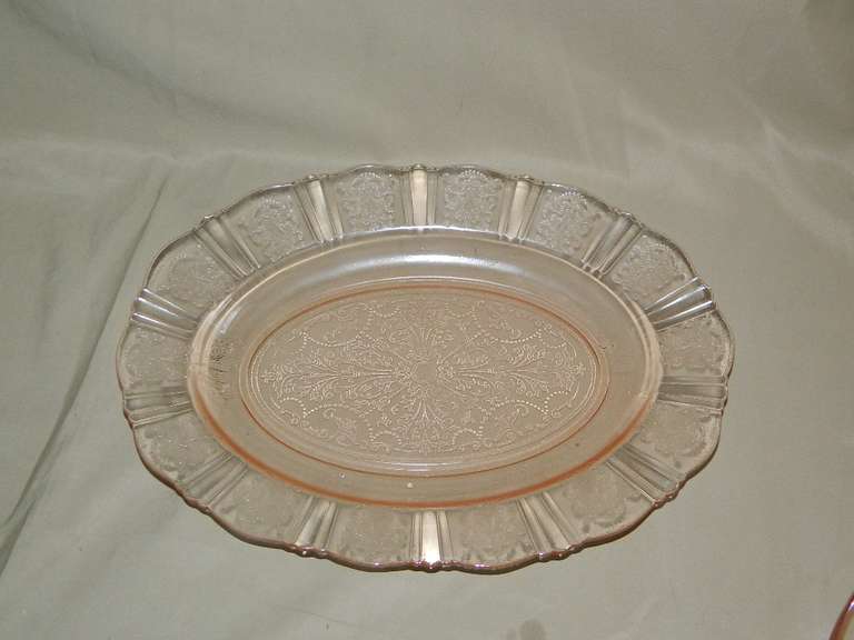 Pink Glass Serving Dishes (Sweetheart Pink) Wolfe Auction & Realty, LLC
