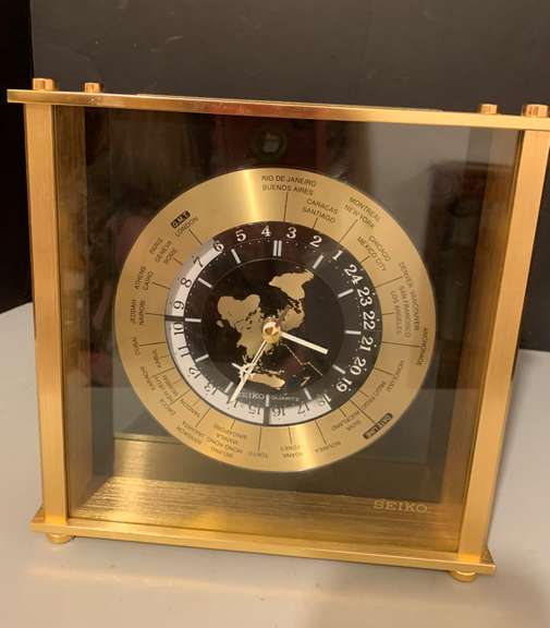 Seiko World Clock Wolfe Auction & Realty, LLC