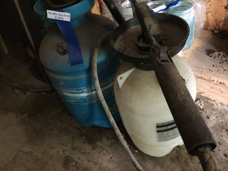 Weed Killer Spray Containers Wolfe Auction & Realty, LLC