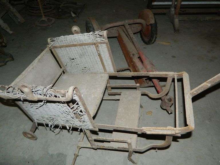 Vintage Baby Stroller, Pedal Tractor Parts Wolfe Auction & Realty, LLC