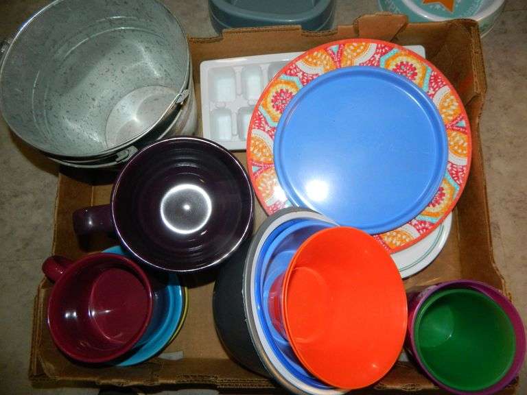 Soup Cups, Small Metal Pails & More Wolfe Auction & Realty, LLC