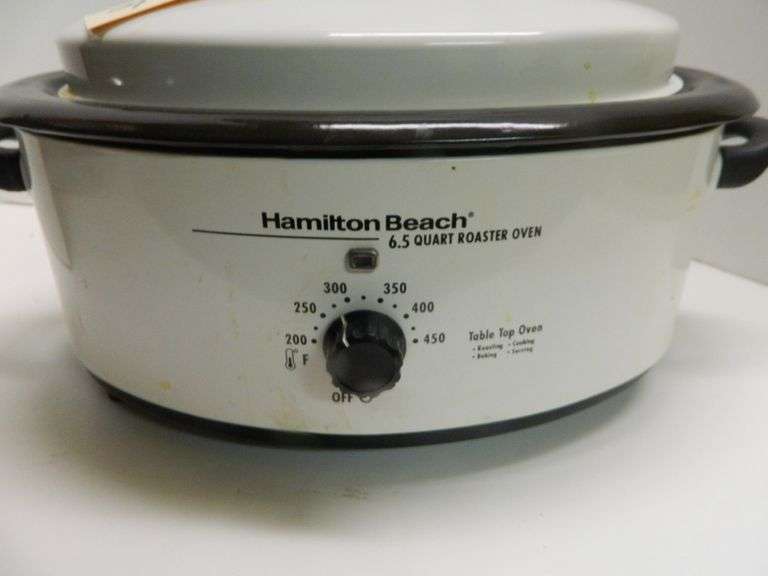 Hamilton Beach 6.5 Quart Roaster Oven Wolfe Auction & Realty, LLC