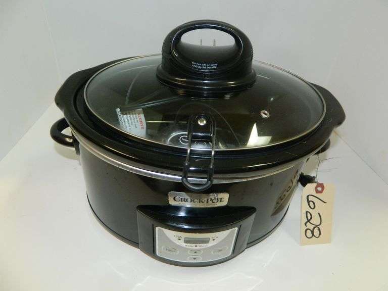 Digital Crock Pot Slow Cooker Wolfe Auction & Realty, LLC