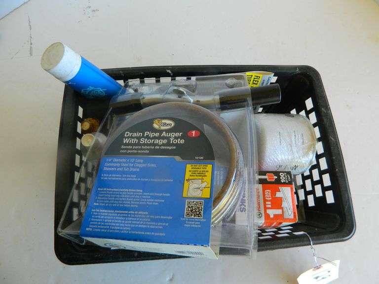 Drain Pipe Auger, 7" Gutter Screws, Bobcat & Honda Oil Filter