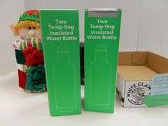 2 Insulated Water Bottles, Towel, salt & Pepper Set