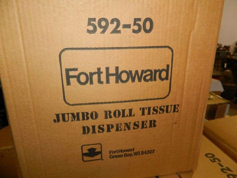 Fort Howard 4Jumbo Roll Tissue Dispenser Wolfe Auction & Realty, LLC