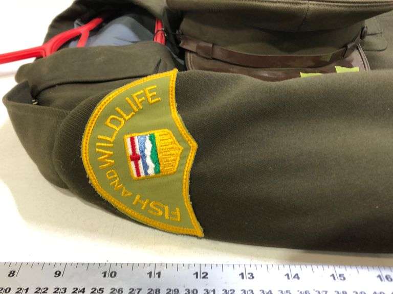 ALBERTA FISH AND WILDLIFE DRESS UNIFORM JACKET AND HAT Wild Rose