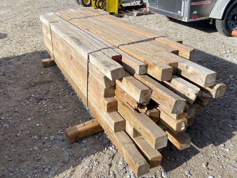 PALLET 4X4 POSTS, VARIOUS LENGTHS Wild Rose Auction Services
