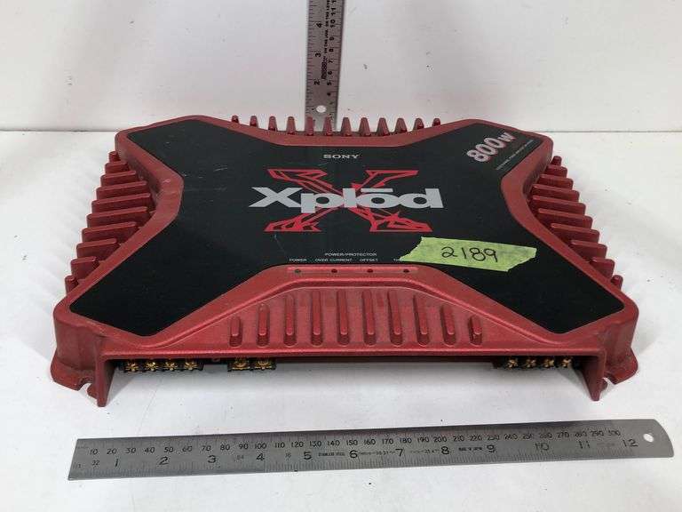 SONY XPLOD 800W AMP Wild Rose Auction Services