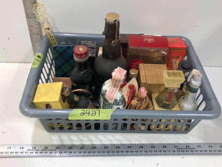 MISC MINI LIQUOR BOTTLES Wild Rose Auction Services