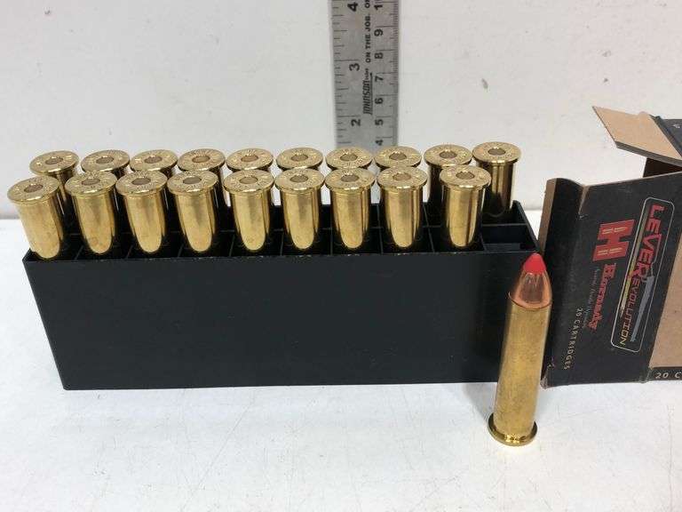 HORNADY LEVEREVOLUTION 4570 GOVT 325 GR FTX AMMO, APPROX 20 Wild