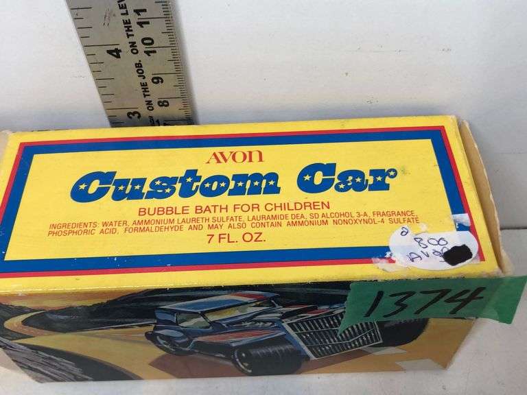 CUSTOM CAR BUBBLE BATH IN BOX