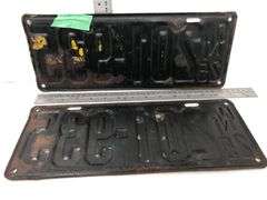 VINTAGE LICENCE PLATE SET, 1925 ONTARIO