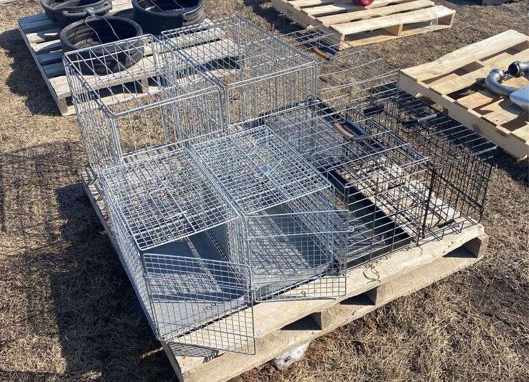 WIRE ANIMAL CAGES Wild Rose Auction Services