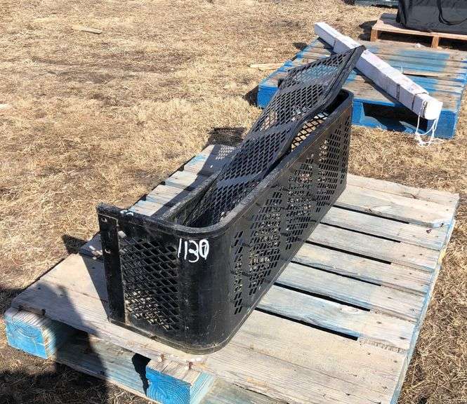 EXPANDED METAL STORAGE BOX MOUNTS ON QUAD 3 1/2'L X 1' H X 1'W Wild