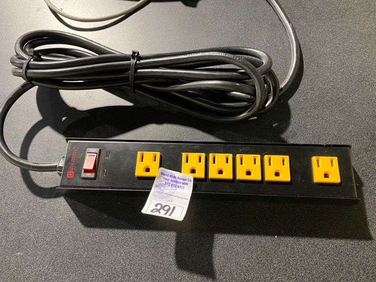 UTILITECH GROUNDED POWER STRIP World Wide Auction Inc
