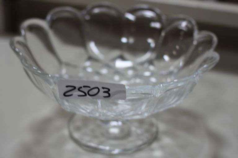 1O" LEAD CRYSTAL FRUIT BOWL World Wide Auction Inc