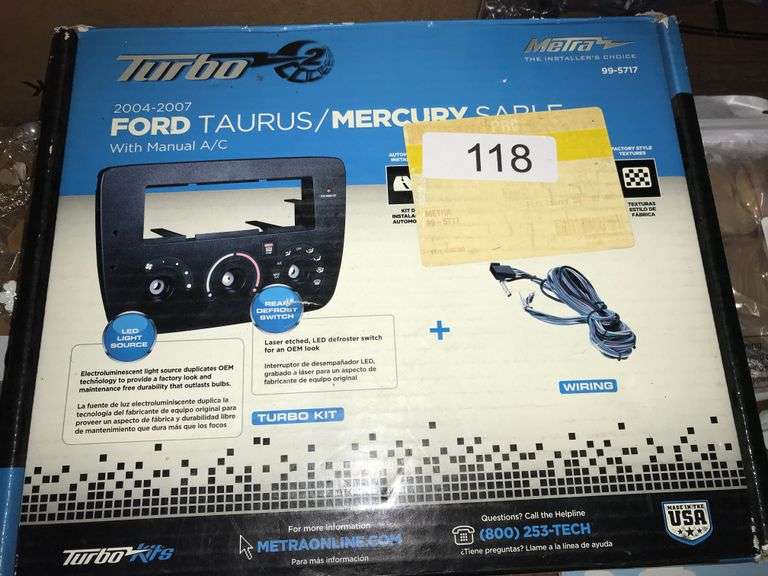 Mercury radio dash kit World Wide Auction Inc