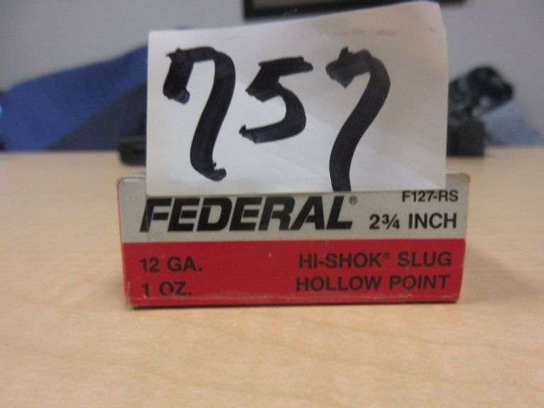 FEDERAL 12 GAUGE HIGH SHOK SLUG 5CT World Wide Auction Inc