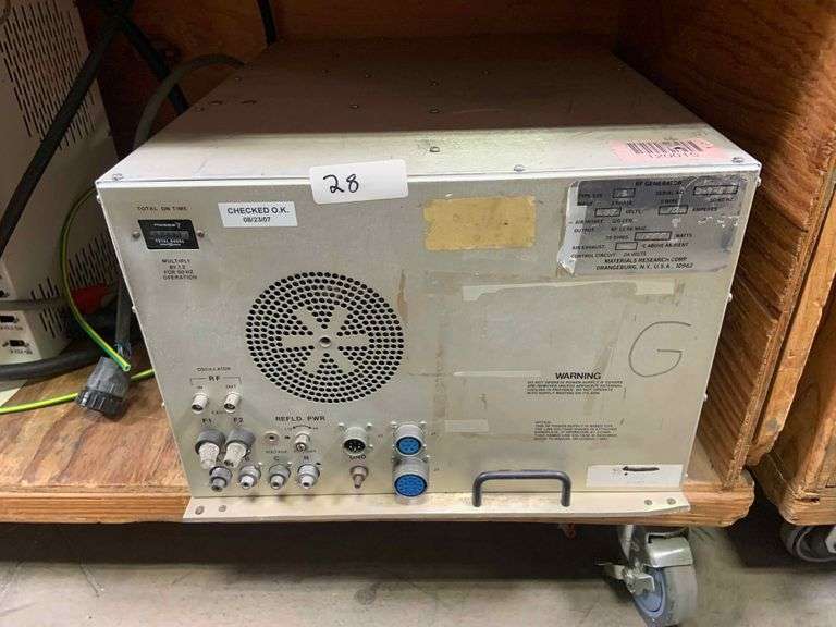 MATERIALS RESEARCH CORP TYPE S30 3PHASE 1500W RF GENERATOR World Wide Auction Inc