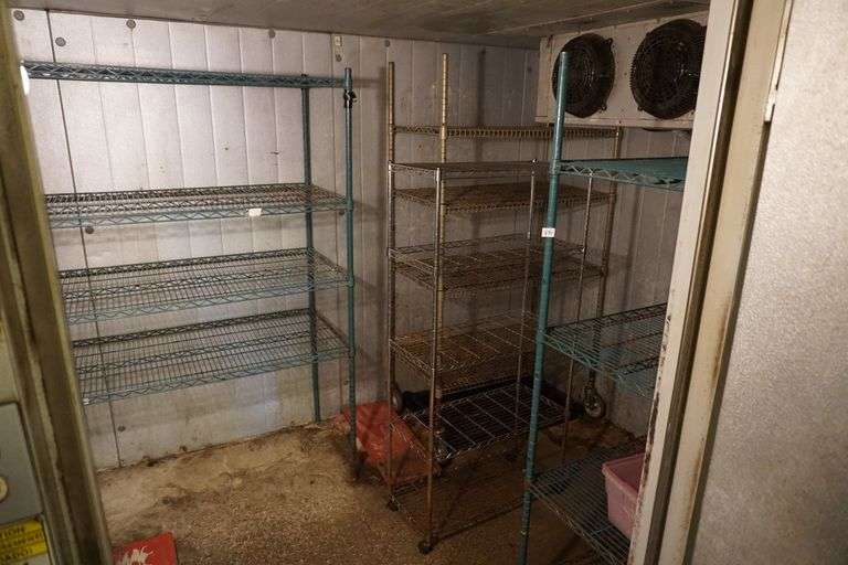 Lot of commercial shelving World Wide Auction Inc