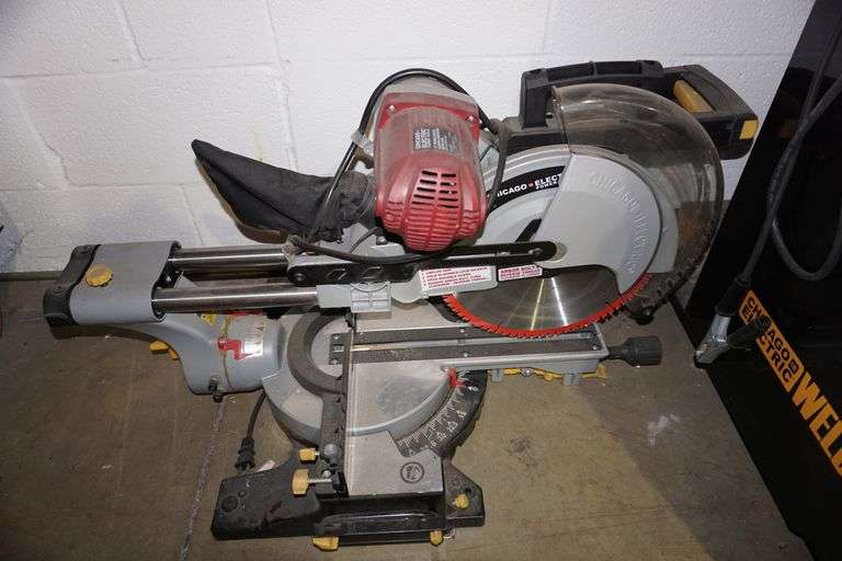 Chicago Electric 12” Double bevel sliding compound miter saw Chicago