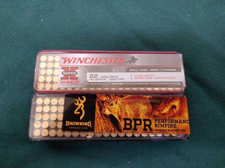 .22LR hollow and round nose,200total rds W. Yoder Auction