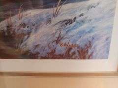 Signed Don Moore framed print
