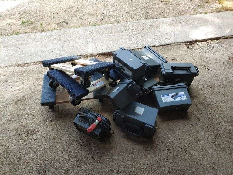 New Moving Dollies Ammo Boxes and More W. Yoder Auction