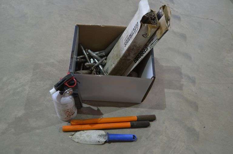 Welding Rods/ Fire extinguisher/ Nuts & Bolts Yorkton Auction Centre