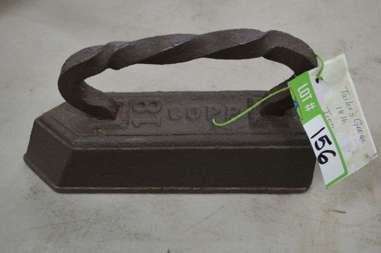 Tailor's Goose 1816 Sad Iron Yorkton Auction Centre