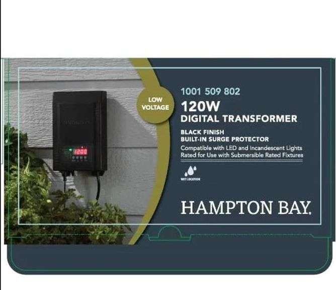 HAMPTON BAY 120WATT LOWVOLTAGE LANDSCAPE TRANSFORMER Yorkton