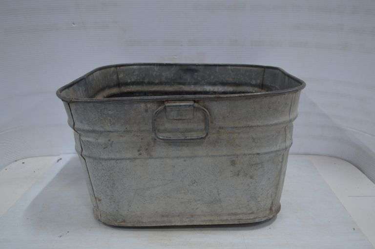 Galvanized Wash Tub Yorkton Auction Centre