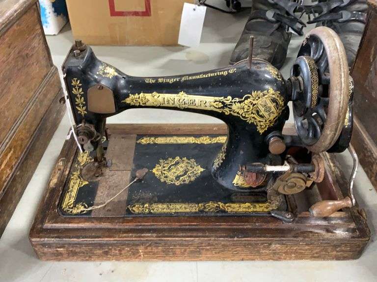 Antique Singer Sewing Machine Yorkton Auction Centre