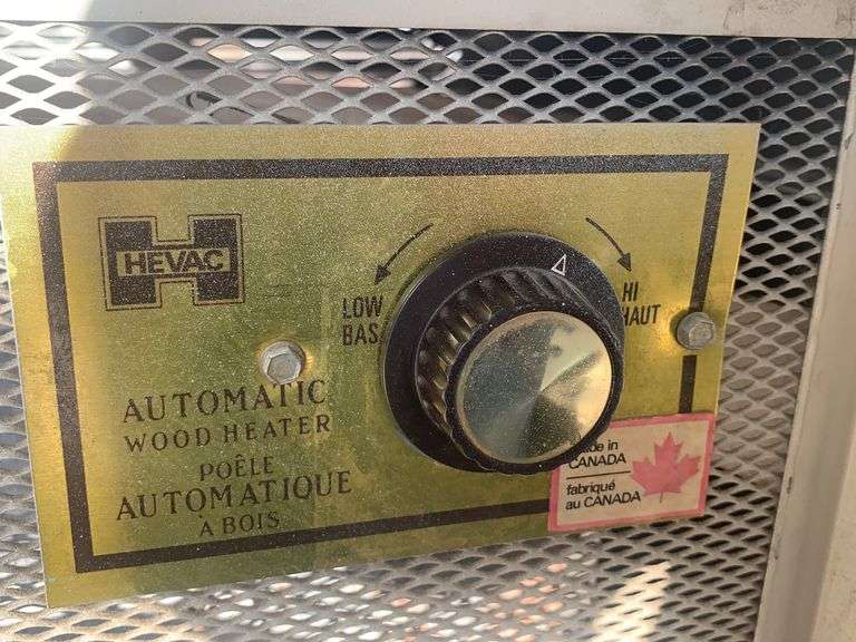 Wood Chief 24 Wood Stove W/ Electric Fan Blower - Yorkton Auction Centre